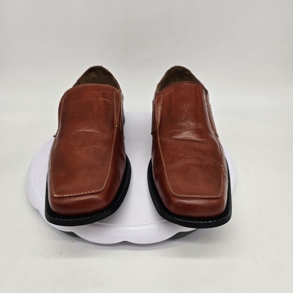 Delli Aldo Shoes Men\'s 8.5 Slip-On Square Toe Classic Loafers Brown main image 6